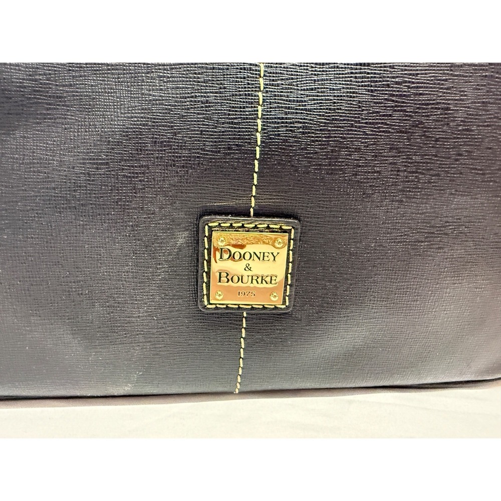 Dooney & Bourke Black Saffiano Leather Kimberly Adjustable Shoulder Bag - Picture 2 of 12